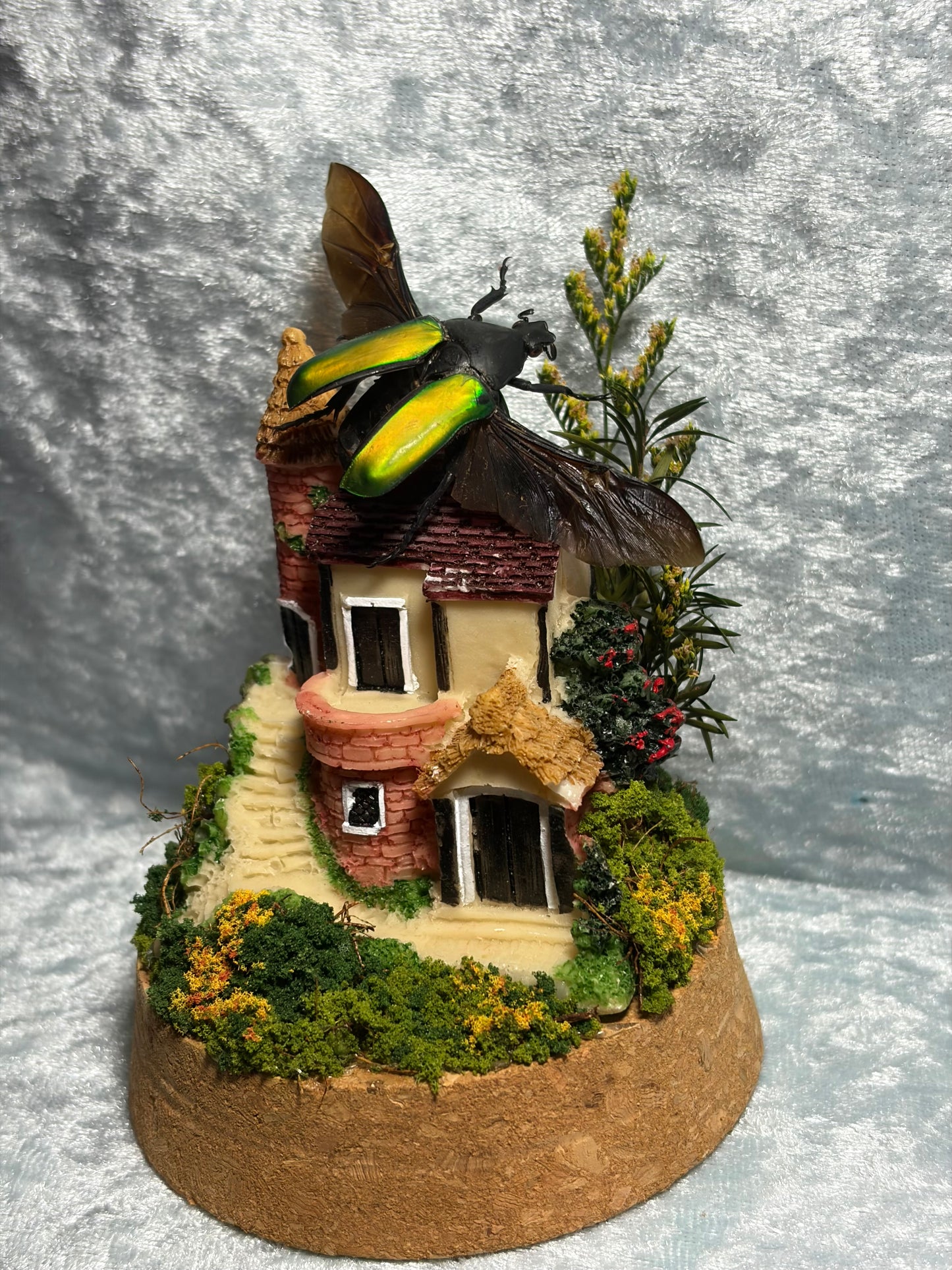 The Take off - Green Scarab beetle